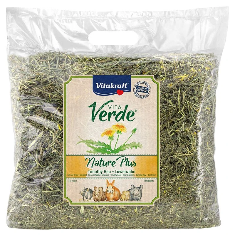 Vitakraft Vita Verde Bojínkové seno s pampeliškou 500 g