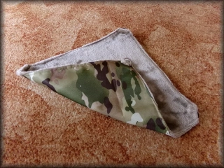 HAMAKA pevný maskáč + hnědošedá