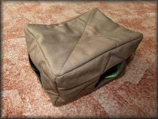 BIG kostka hnědá army