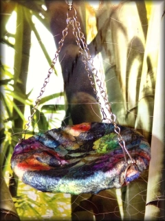 MISKA šedá + oboustranné potahy flora/béžová