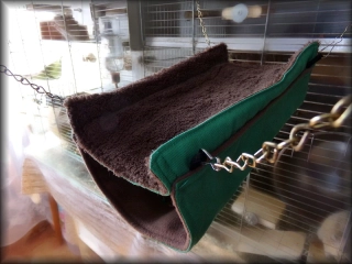 HAMAKOTUNEL zelený + hnědá